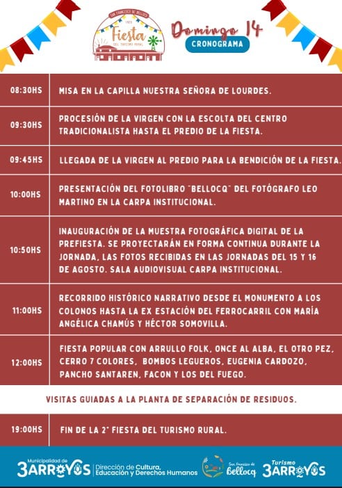 2ª Fiesta del Turismo Rural este fin de semana en San Francisco de Bellocq
