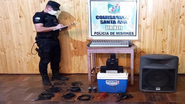 Efectivos policiales recuperan objetos sustraídos en Santa Ana,.