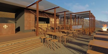 Abrirán un nuevo patio cervecero en la bajada a playa de Potrerillos en febrero de 2023.