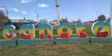 Cartel insignia del Parque Canota de Maipú.