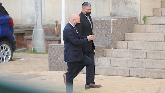 Luis Chocobar en los Tribunales de Comodoro Py (Foto: Clarín)
