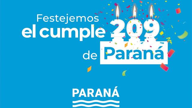 Festejos por el aniversario de Paraná