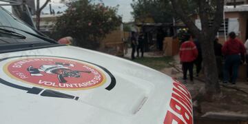 Incendio en una casa