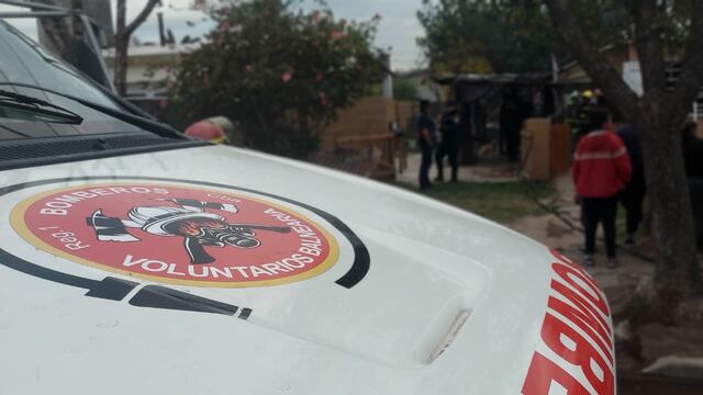 Incendio en una casa