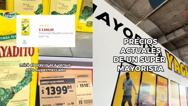 Una influencer comparó los precios con una cadena de supermercado.