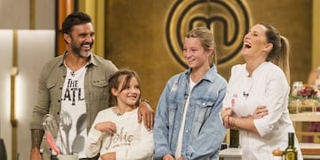 Fabián Cubero acompañó a Mica Viciconte en la final de MasterChef Celebrity 3