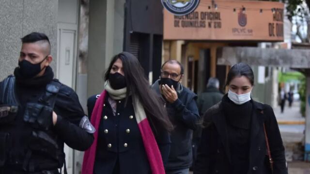 Esta mañana quedó detenida la ex Miss Argentina Rocío Fiorella Santa Cruz.