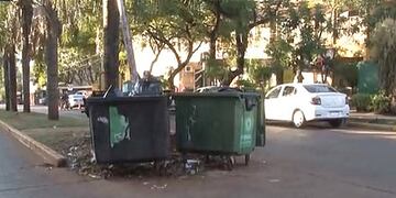 Lugar donde fue hallado el cuerpo sin vida del bebé.