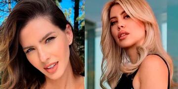 China Suárez y Wanda Nara, protagonistas de l principal noticia del espectáculo del año.