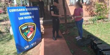 Recuperaron objetos robados de una escuela en San Vicente.