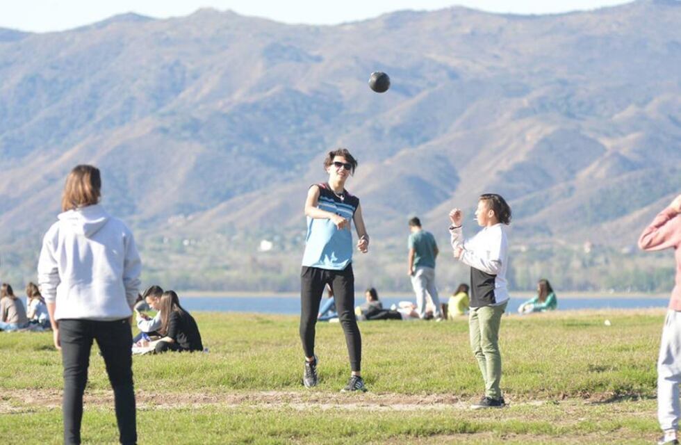 Domingo templado en Carlos Paz
