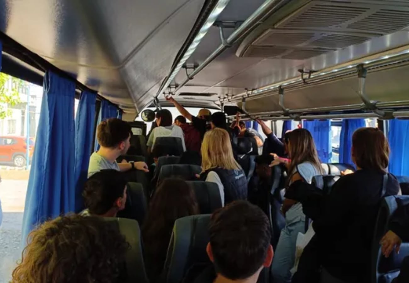 El colectivo en el que ocurrió la agresión viajaba de Rosario a Granadero Baigorria.
