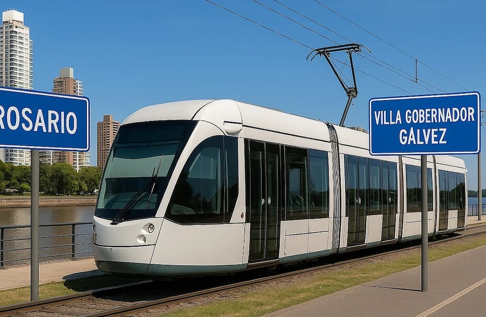 Tranvía metropolitano uniría Baigorria con Villa Gobernador Gálvez