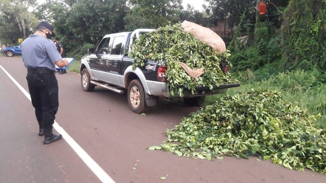 Oberá: detuvieron a dos hombres por el robo de 400 kilogramos de yerba