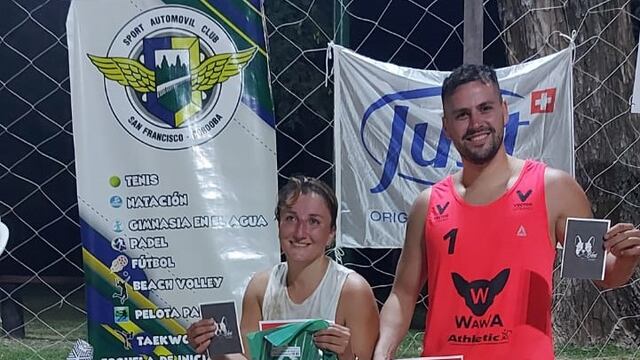 Sebatián Amantini Beach Voley Arroyito