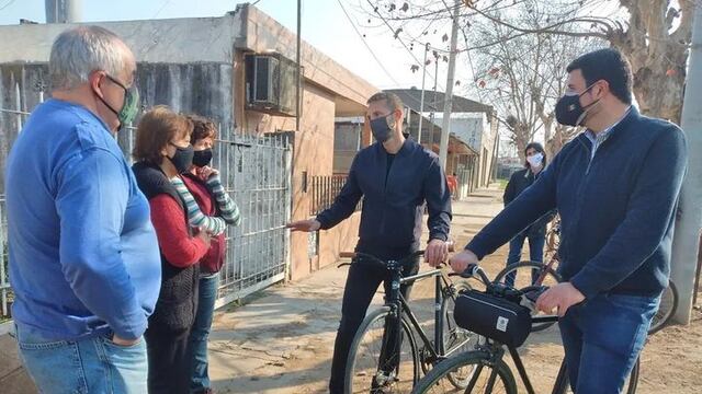 Pedalear por Pérez, el nuevo estilo de Corsalini (Facebook Pablo Corsalini)