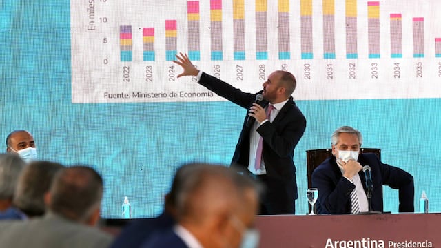 El ministro de Economía, Martín Guzmán, y el presidente Alberto Fernández, impulsan un nuevo impuesto sobre el sector productivo.