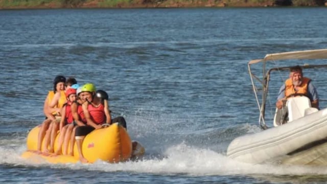 Cuánto cuesta el paseo en banana en Mar del Plata