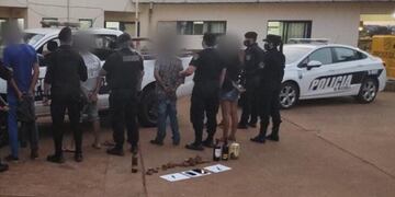 Detuvieron a cinco personas.