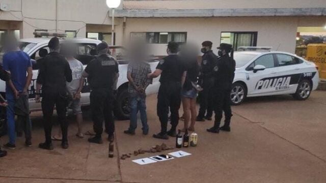 Detuvieron a cinco personas.