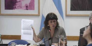 La presidenta de la Comisión de Juicio Político, Carolina Gaillard (Foto: Federico López Claro)
