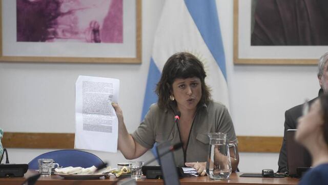 La presidenta de la Comisión de Juicio Político, Carolina Gaillard (Foto: Federico López Claro)