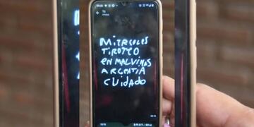 Uno de los mensajes alertaba sobre un posible tiroteo