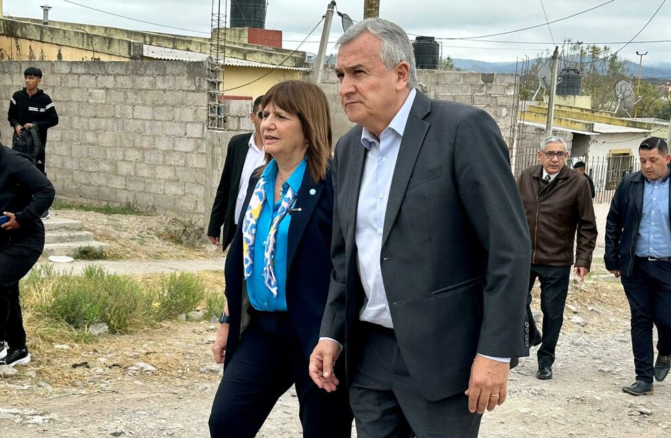 Bullrich recorrió con Morales el barrio de Milagro Sala y volvió a asociar a Milei con “la casta”