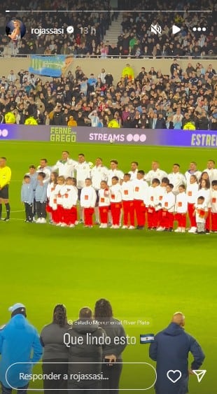 Sabrina Rojas fue a ver el partido de la Selección Argentina: el llamativo gesto que reavivó los rumores de romance con Nico González