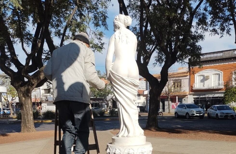 Realizaron mejoras en la Plaza 25 de Mayo