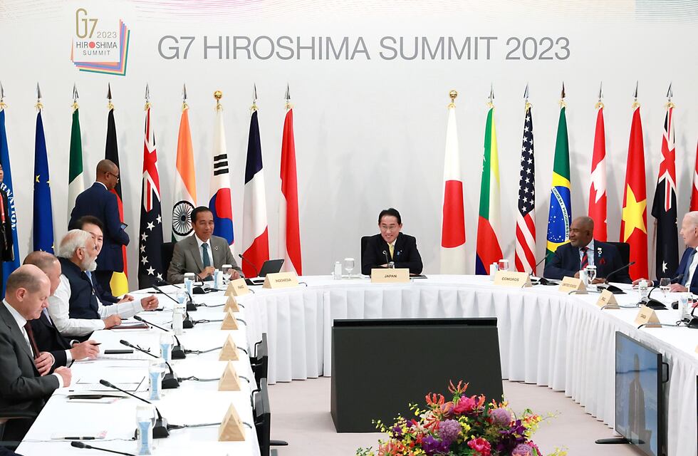 Los líderes del G7 le exigieron a China presionar a Rusia para que termine la guerra con Ucrania