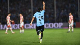 El goleador no falló. Franco Jara puso la firma en el 1 a 0 de Belgrano ante Instituto.