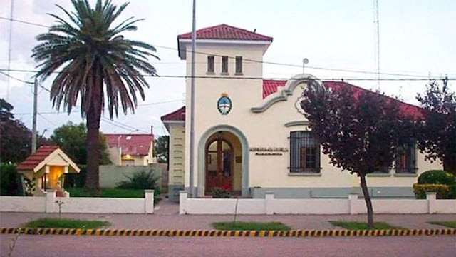 La fachada de la comisaría de Lonquimay (La Reforma)