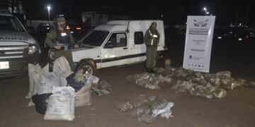 Incautaron más de 155 kilos de marihuana en Posadas.