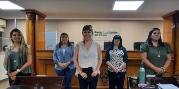 Las concejalas de Resistencia celebraron la aprobación del proyecto.