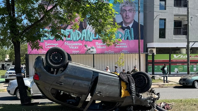 Un automovilista murió tras un fuerte choque en Carlos Paz.