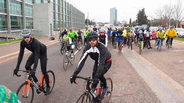 Harán una caravana de bicicletas por la Avenida Perón (El Diario)