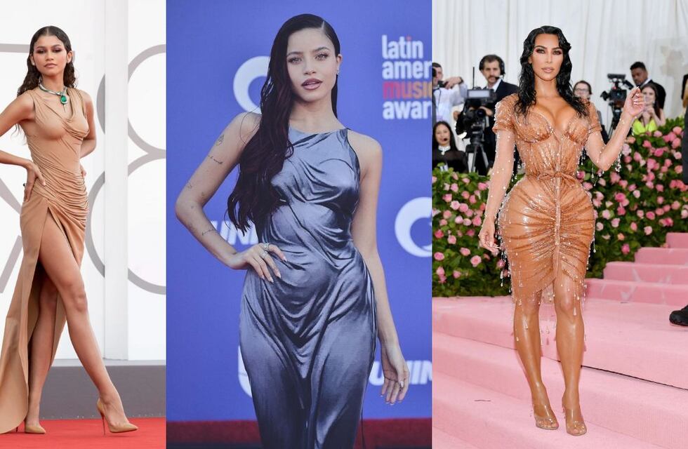 Vestidos con efecto mojado: la nueva tendencia con la que Emilia Mernes está arrasando Instagram