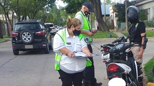 Moto secuestrada durante un operativo vial