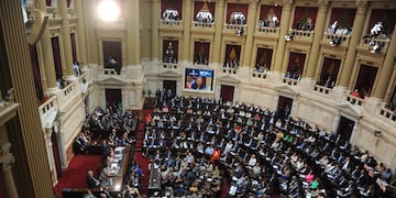 Alberto Fernández en el inicio de la Asamblea Legislativa.
Foto Federico Lopez Claro