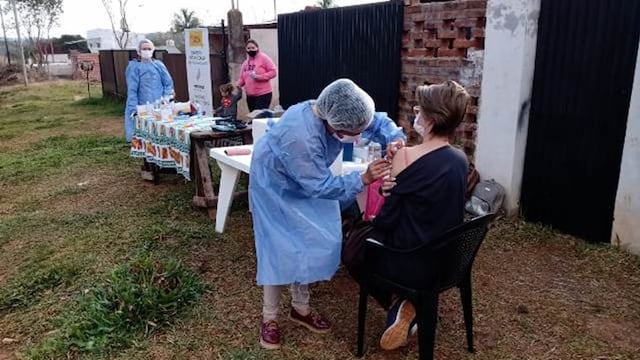 Siguen adelante los operativos de vacunación en todo Misiones.