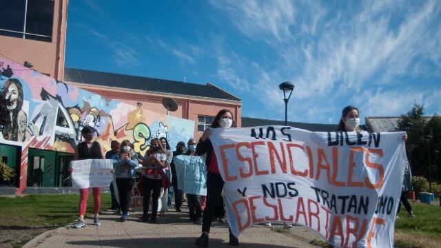 Trabajadores de la Salud reclaman paritarias y pagos adeudados.