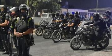 Operativo policial en Tucumán.