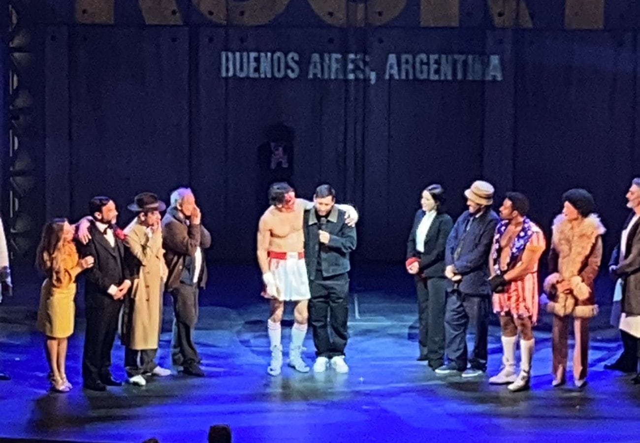 Messi con Nico Vázquez