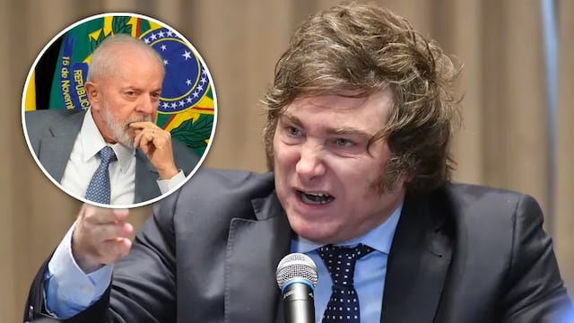 Milei negó que vaya a pedirle disculpas a Lula (Collage).