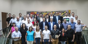 Gustavo Benedetti estuvo reunido con el Ministro Calvo
