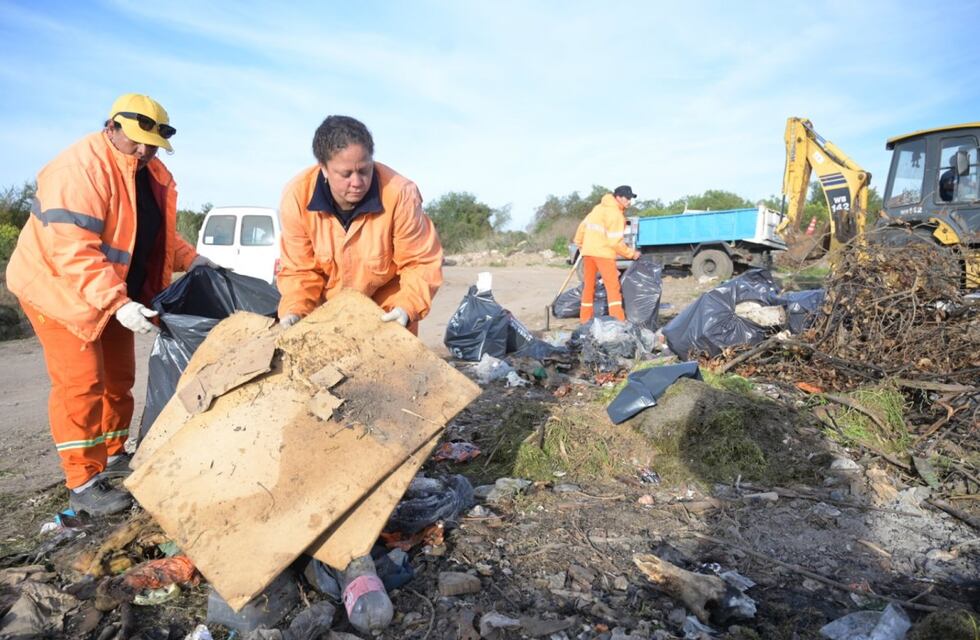 Retiraron 10 camiones de residuos de diferentes microbasurales