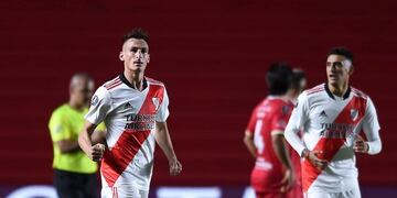 El doblete de Braian Romero, el 9 que trajo Gallardo para hacer goles