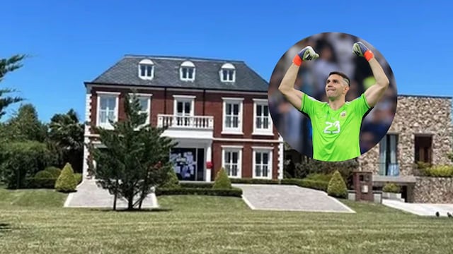 Estilo inglés, dos pisos y en barrio privado: así es la casa del “Dibu” Martínez en Mar del Plata.