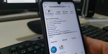 La Municipalidad de Tunuyán cuenta con sus cuentas oficiales de Facebook e Instagram verificadas.